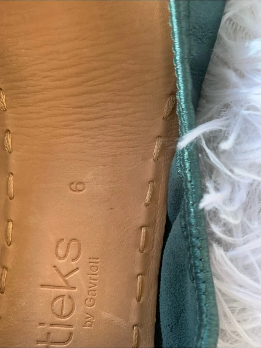 Tieks Ballet Flats in Metallic Green